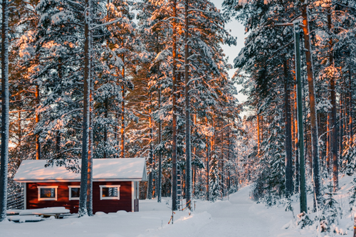 Photo of winter in Leirikari, Rovaniemi.